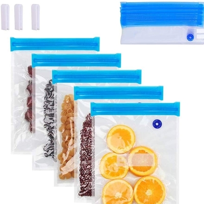قابلة لإعادة الاستخدام الفريزر الآمن BPA Free Ziplock Sous Vide Bags Food Vacuum Sealer