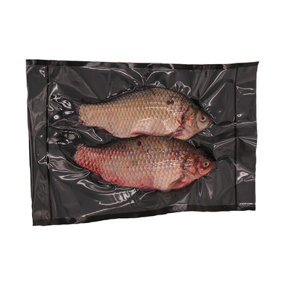 FDA Materials Texture Vacuum Sealer Rolls أسود لتخزين المواد الغذائية خالية من BPA