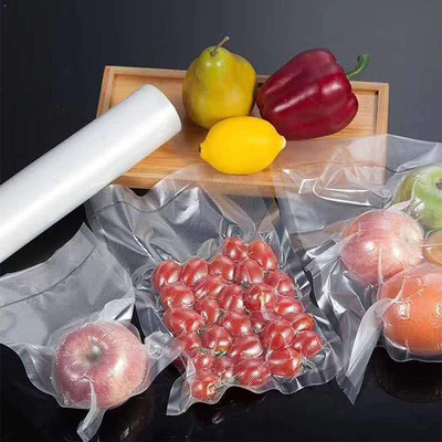 أكياس فراغ الملمس المصنع خالية من Bpa موفر للغذاء تنقش حقيبة فراغ الحقيبة 2 لفات