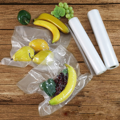 2 عبوة من بكرات أكياس السدادة الفراغية المزخرفة بالنايلون الخالية من مادة BPA لتخزين المواد الغذائية
