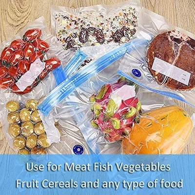 أكياس سحابات Freshness تحت فراغ فراغ . قابلة لإعادة الاستخدام حقيبة طعام