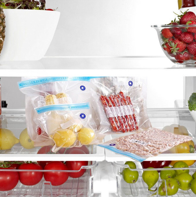 أكياس البولي ايثيلين الغذاء التوقف فراغ مختومة أكياس زيبلوك Sous Vide