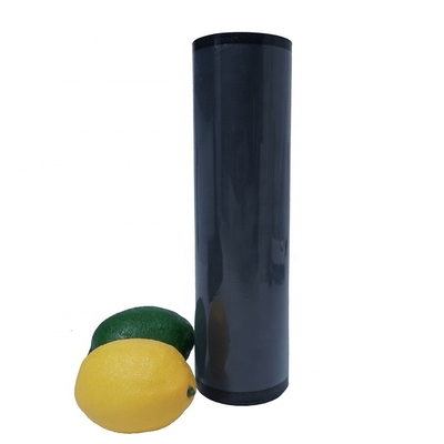 FDA Materials Texture Vacuum Sealer Rolls أسود لتخزين المواد الغذائية خالية من BPA