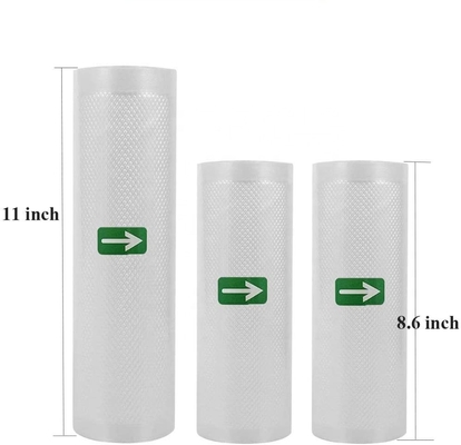 ثلاجات لفات الفراغ PE أكياس البلاستيك فراغ السدادة 11 &quot;X25 'قدم