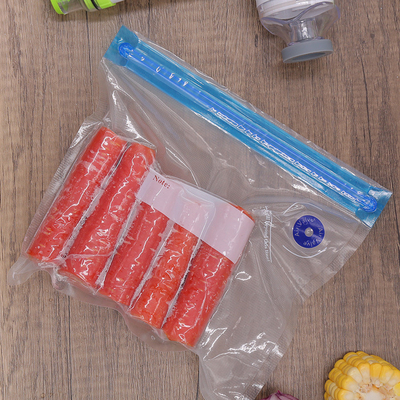 أكياس BPA خالية من الغذاء Sous Vide أكياس SGS فراغ الختم مع سحاب